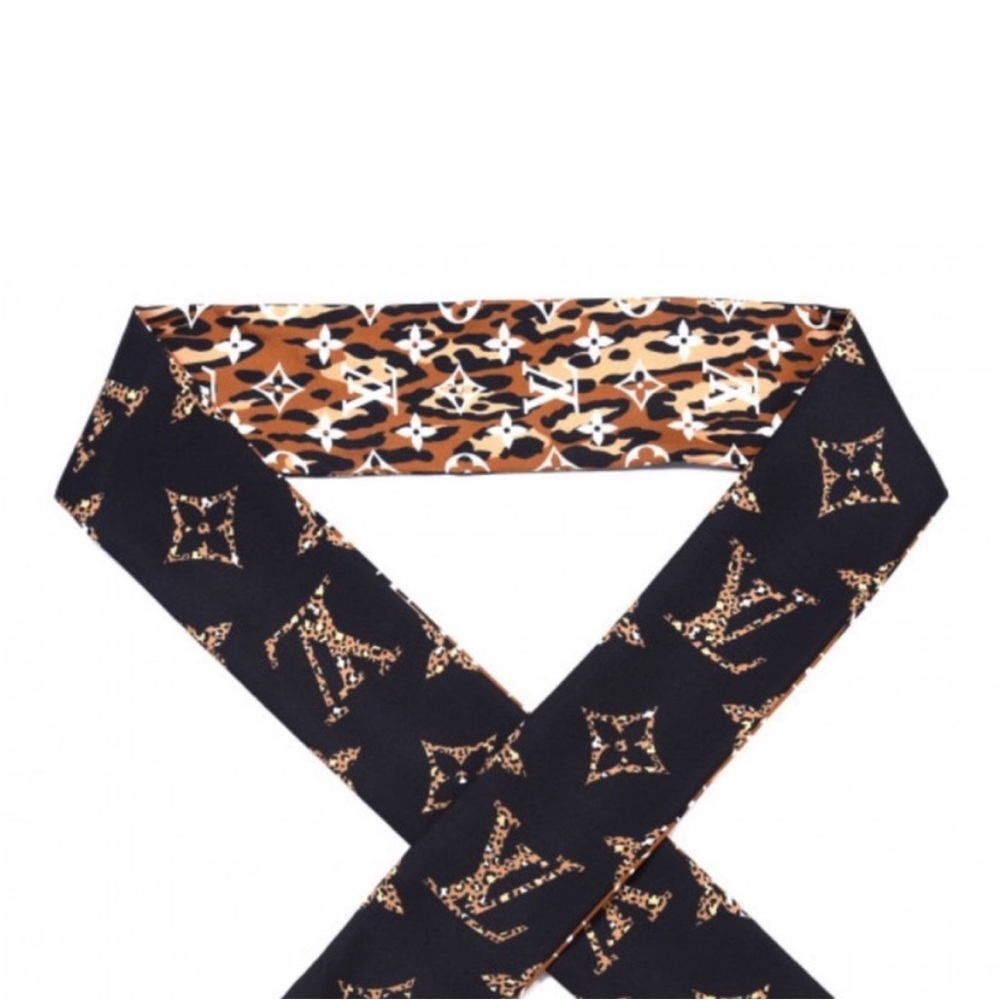 Louis Vuitton Lavender, Teal & Sky Blue Twilly with Tassel Charm